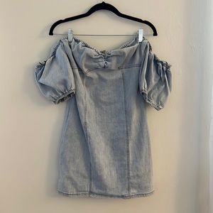 Adika denim mini dress